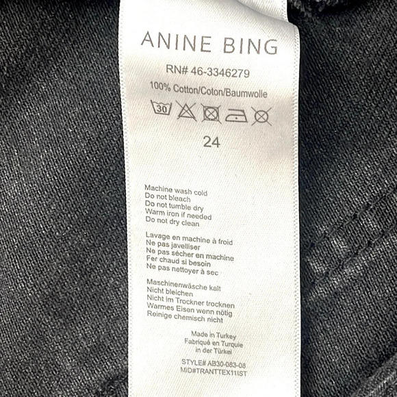 ANINE BING Jackie Straight Leg Jeans - Picture 8 of 8